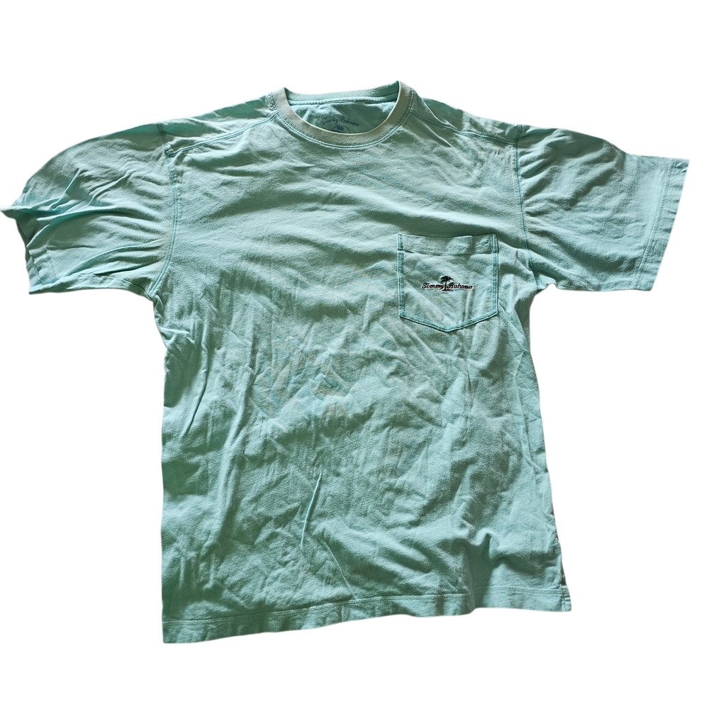 Tommy Bahama Pocket T-Shirt Mens Medium Cotton Short Sleeve Tee